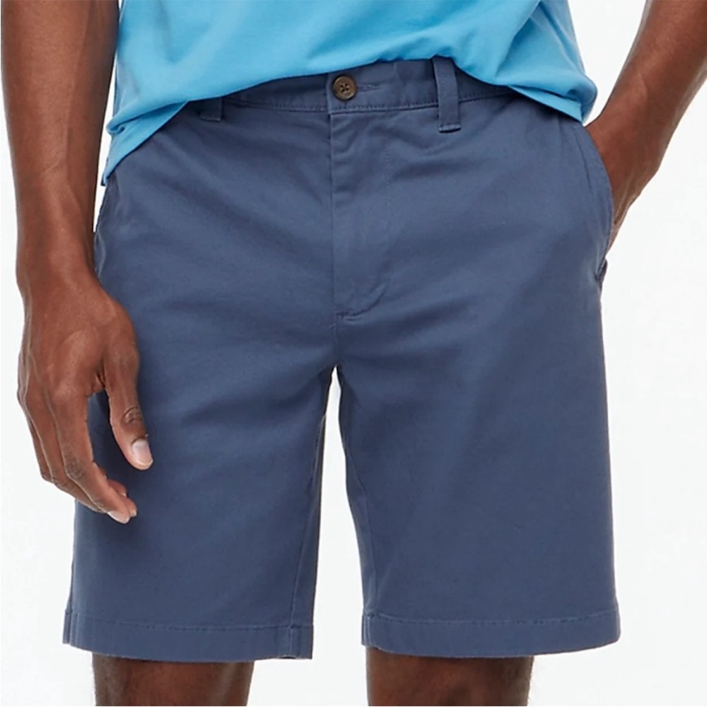 J.Crew Men’s 11” Flex Chino Shorts Size 36 Legacy Blue